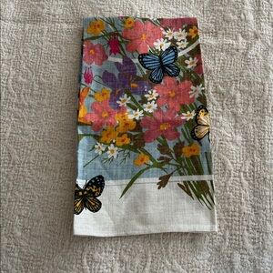 Vintage Linen Tea Towel American Wildflowers Bob Goryl